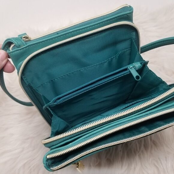 S&Co. Like New Green Crossbody Bag - Picture 4 of 11
